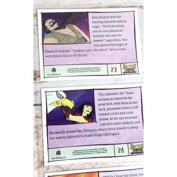 Hercules & Xena The Battle Of Mount Olympus Collectible Trading Card Bundle 19-2 - Picture 14 of 16